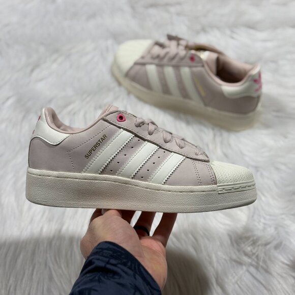 Adidas Superstar XLG Valentine's Day 2024 Womens Shoes ID1103 NEW Multi Sz - Picture 1 of 4